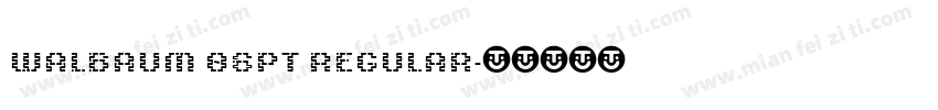 Walbaum 06pt Regular字体转换